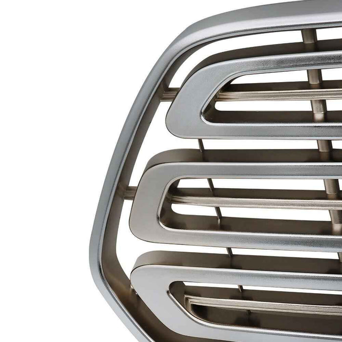 DURAFORCE Front Bumper Upper Grille Grill For 15-19 Ford Transit 150 250 350 Matte Chrome