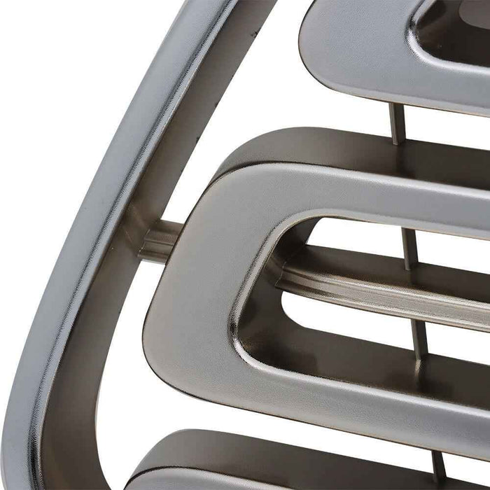 DURAFORCE Front Bumper Upper Grille Grill For 15-19 Ford Transit 150 250 350 Matte Chrome