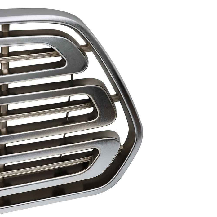 DURAFORCE Front Bumper Upper Grille Grill For 15-19 Ford Transit 150 250 350 Matte Chrome