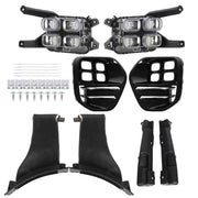 DURAFORCE Fog Lights LED Lamps w/Bezel Kits For 2017-2018 Kia Sportage Right&Left Side