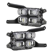 DURAFORCE Fog Lights LED Lamps w/Bezel Kits For 2017-2018 Kia Sportage Right&Left Side