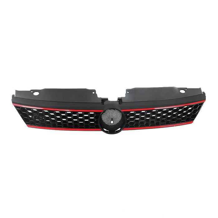 DURAFORCE Front Bumper Upper＆Lower Grille Kit W/Bezels Trim Grill For VW Jetta 2011-2014