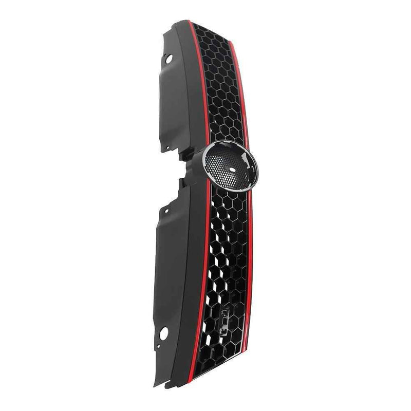 DURAFORCE Front Bumper Upper＆Lower Grille Kit W/Bezels Trim Grill For VW Jetta 2011-2014