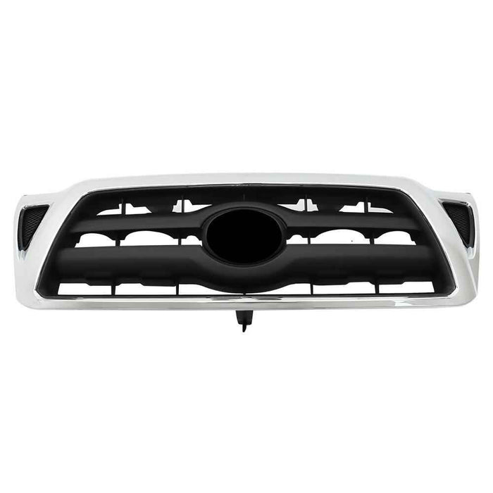 DURAFORCE Front Grille 5310004360 For 2005 2006-2011 Toyota Tacoma Chrome Plastic Grill