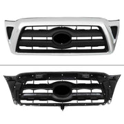 DURAFORCE Front Grille 5310004360 For 2005 2006-2011 Toyota Tacoma Chrome Plastic Grill