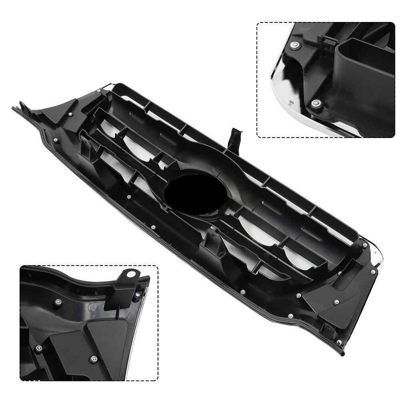 DURAFORCE Front Grille 5310004360 For 2005 2006-2011 Toyota Tacoma Chrome Plastic Grill
