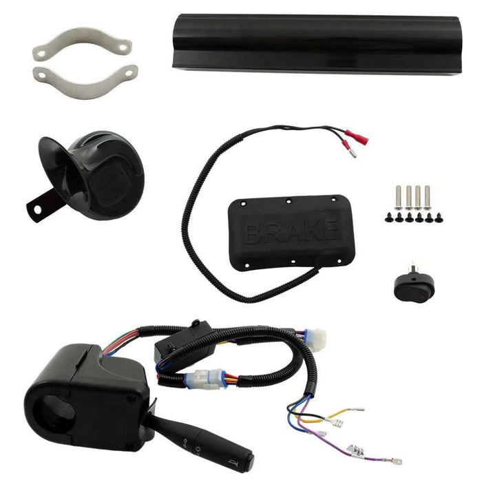 DURAFORCE Turn Signal Kit With Horn Brake Hazard Light Switch 12 Volt Golf Cart LED Light