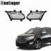DURAFORCE For 2016-2017 Chevy Equinox Pair of Clear Lens LED w/DRL Fog Light Lamp Assembly