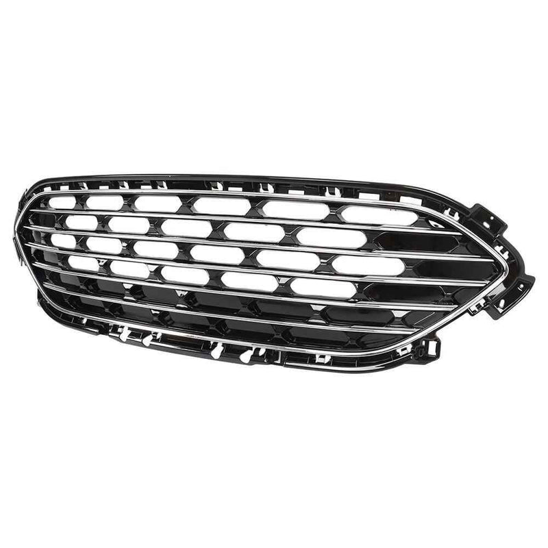 DURAFORCE Fit For 2020 2021 2022 Ford Escape Front Bumper Upper Grille Grill Black Chrome
