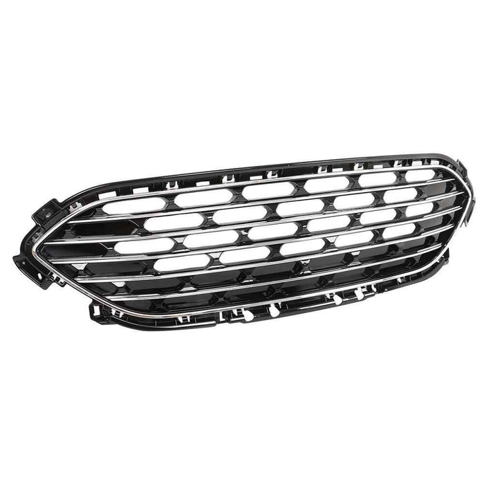 DURAFORCE Fit For 2020 2021 2022 Ford Escape Front Bumper Upper Grille Grill Black Chrome