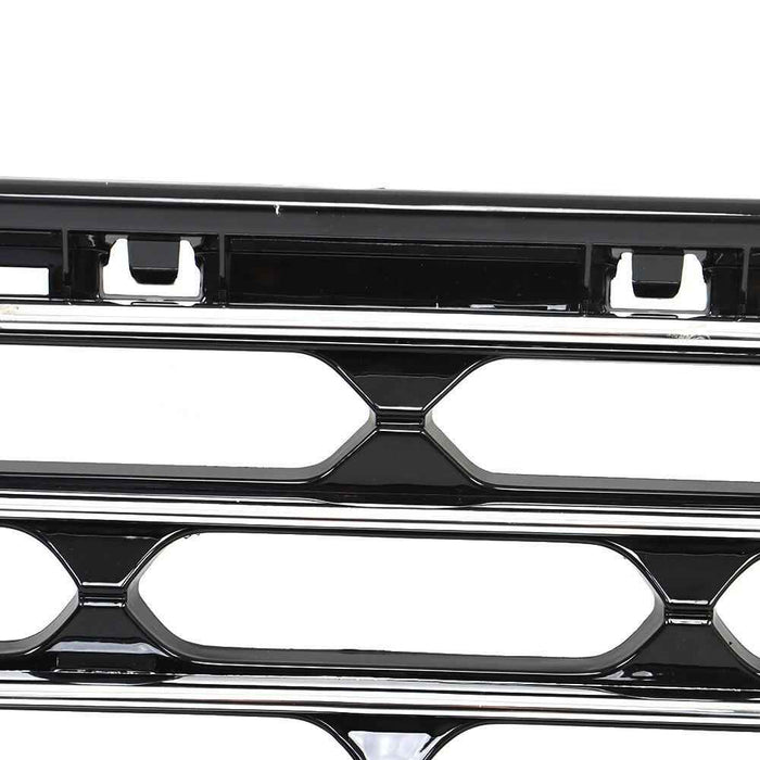 DURAFORCE Fit For 2020 2021 2022 Ford Escape Front Bumper Upper Grille Grill Black Chrome