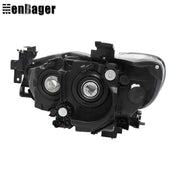 DURAFORCE Headlamp For 2014 2015 2016 2017 Mazda 6 Halogen Headlight Passenger Side Black