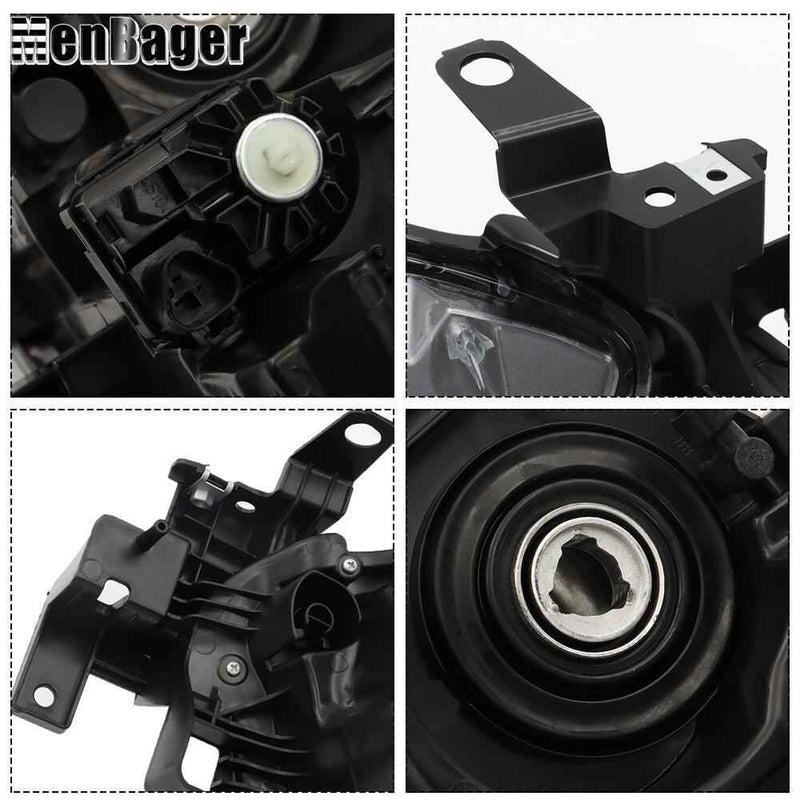DURAFORCE Headlamp For 2014 2015 2016 2017 Mazda 6 Halogen Headlight Passenger Side Black