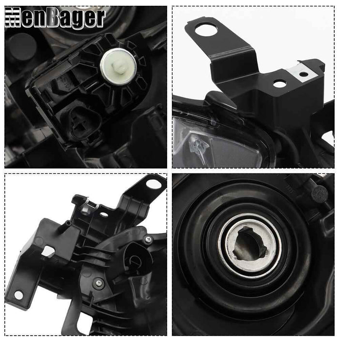 DURAFORCE Headlamp For 2014 2015 2016 2017 Mazda 6 Halogen Headlight Passenger Side Black