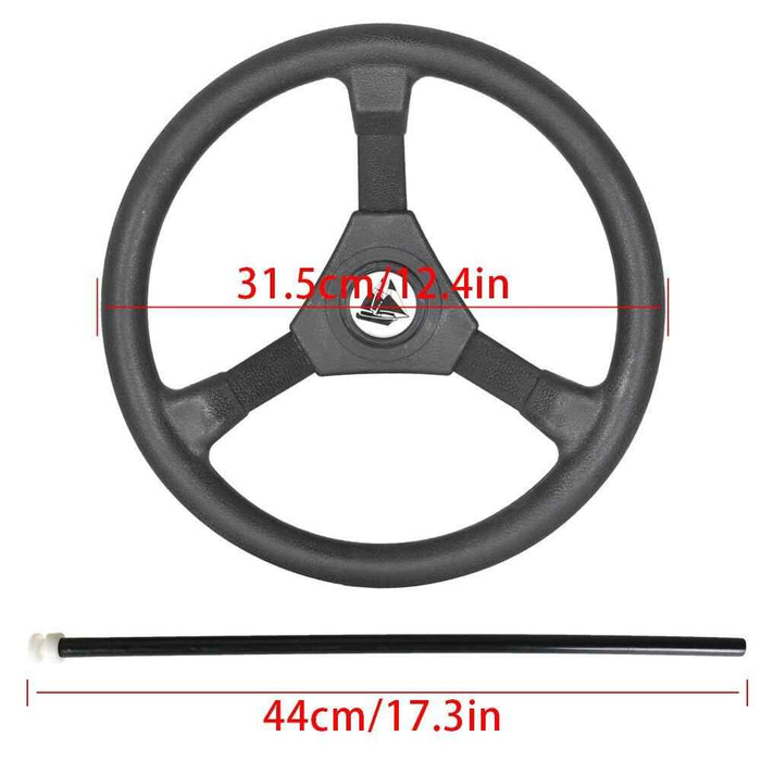 DURAFORCE Unused Boat Cable W/ Wheel Engine Turbine Rotary Steering System 10FT SS13710