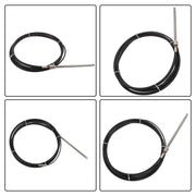 DURAFORCE 12 Feet Boat Rotary Steering System Outboard Kit Marine With 12.4" Wheel New