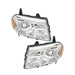 DURAFORCE Chrome Halogen Headlight Headlamp For 2012-2014 2015 Honda Pilot Left&Right Side