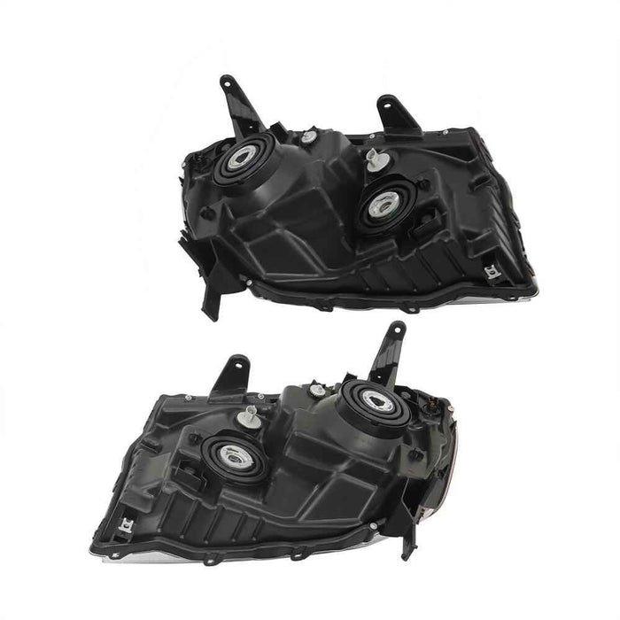 DURAFORCE Chrome Halogen Headlight Headlamp For 2012-2014 2015 Honda Pilot Left&Right Side