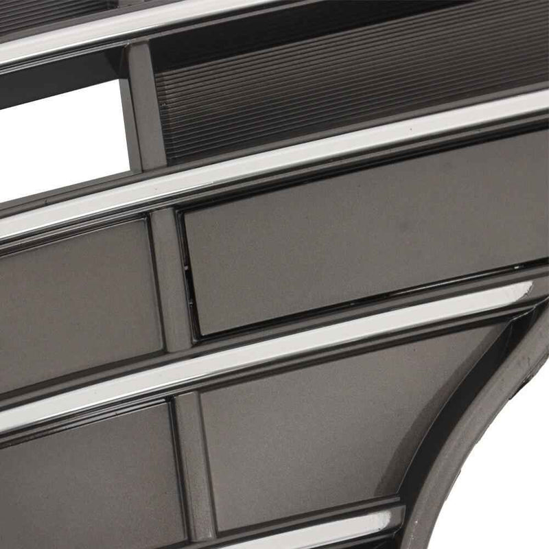 DURAFORCE Chrome Black Grill Complete For Hyundai Elantra 2019-20 Front Grille Fog Lights