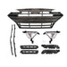 DURAFORCE Chrome Black Grill Complete For Hyundai Elantra 2019-20 Front Grille Fog Lights