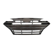 DURAFORCE Chrome Black Grill Complete For Hyundai Elantra 2019-20 Front Grille Fog Lights