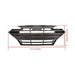 DURAFORCE Chrome Black Grill Complete For Hyundai Elantra 2019-20 Front Grille Fog Lights