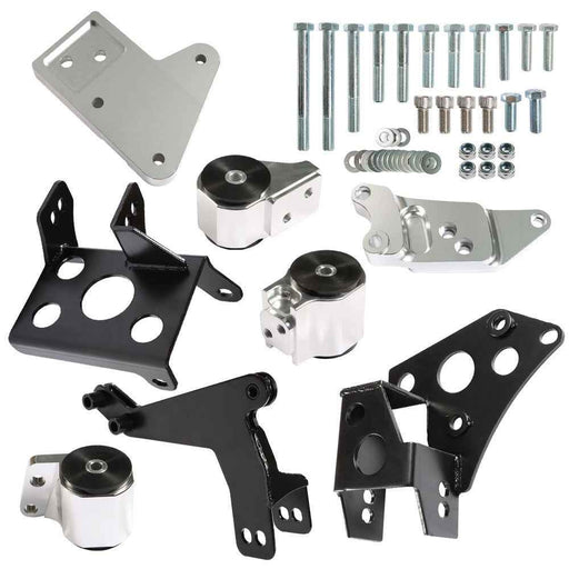 DURAFORCE Engine Mount Bracket Kit for K-Swap EK Chassis 1996-2000 Civic K20 K24 K-Series