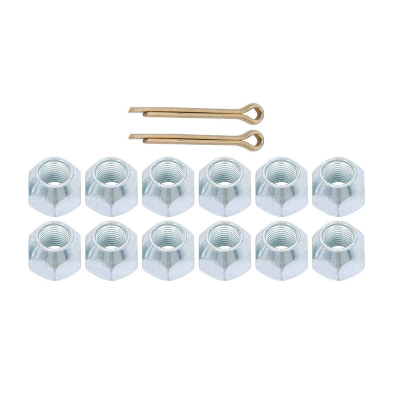 DURAFORCE 2PK Boat Trailer Galvanized Hubs 6 Lug 6 on 5.5" 15123×25580 Bearings For 6000Lb