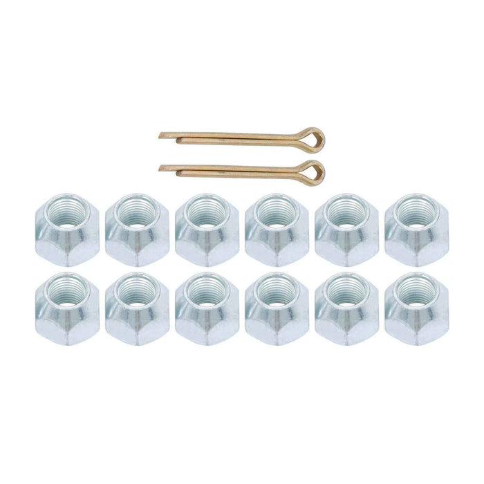 DURAFORCE 2PK Boat Trailer Galvanized Hubs 6 Lug 6 on 5.5" 15123×25580 Bearings For 6000Lb