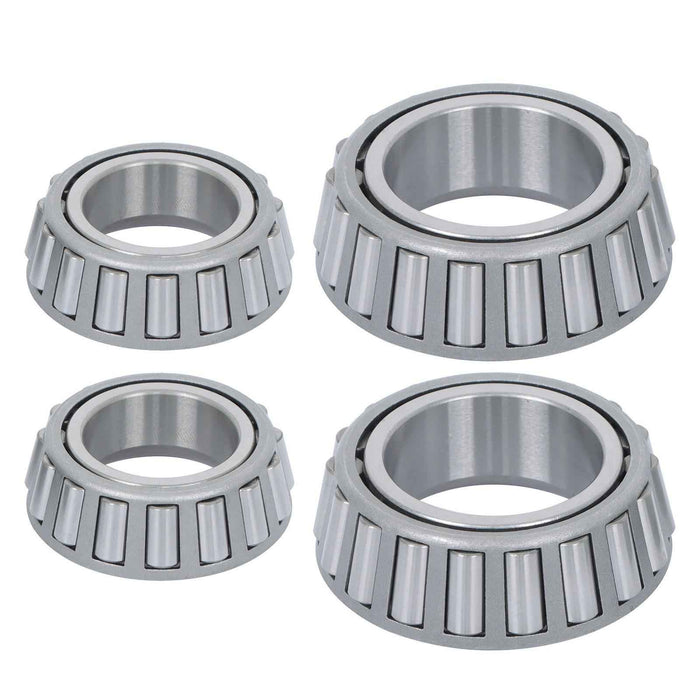 DURAFORCE 2PK Boat Trailer Galvanized Hubs 6 Lug 6 on 5.5" 15123×25580 Bearings For 6000Lb