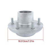 DURAFORCE 2PK Boat Trailer Galvanized Hubs 6 Lug 6 on 5.5" 15123×25580 Bearings For 6000Lb