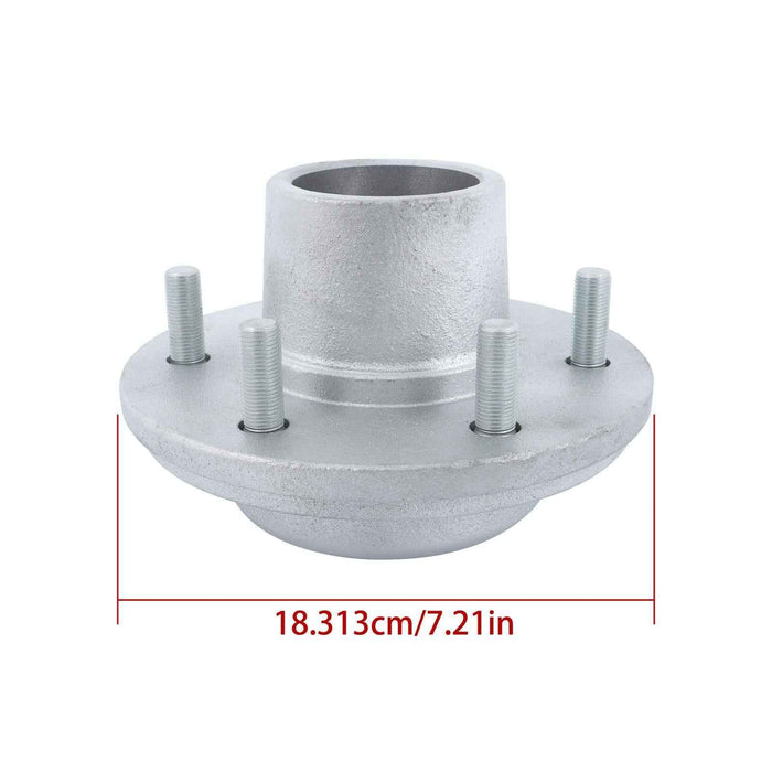 DURAFORCE 2PK Boat Trailer Galvanized Hubs 6 Lug 6 on 5.5" 15123×25580 Bearings For 6000Lb