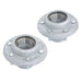 DURAFORCE 2PK Boat Trailer Galvanized Hubs 6 Lug 6 on 5.5" 15123×25580 Bearings For 6000Lb