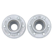 DURAFORCE 2PK Boat Trailer Galvanized Hubs 6 Lug 6 on 5.5" 15123×25580 Bearings For 6000Lb