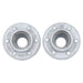 DURAFORCE 2PK Boat Trailer Galvanized Hubs 6 Lug 6 on 5.5" 15123×25580 Bearings For 6000Lb