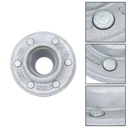 DURAFORCE 2PK Boat Trailer Galvanized Hubs 6 Lug 6 on 5.5" 15123×25580 Bearings For 6000Lb
