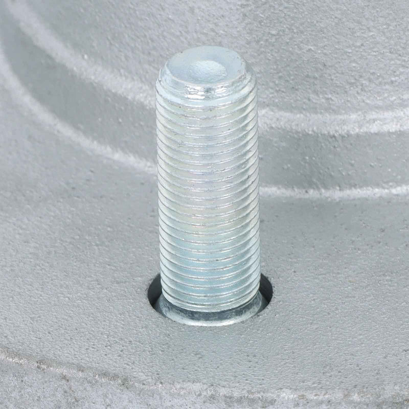 DURAFORCE 2PK Boat Trailer Galvanized Hubs 6 Lug 6 on 5.5" 15123×25580 Bearings For 6000Lb