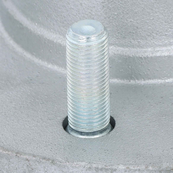 DURAFORCE 2PK Boat Trailer Galvanized Hubs 6 Lug 6 on 5.5" 15123×25580 Bearings For 6000Lb