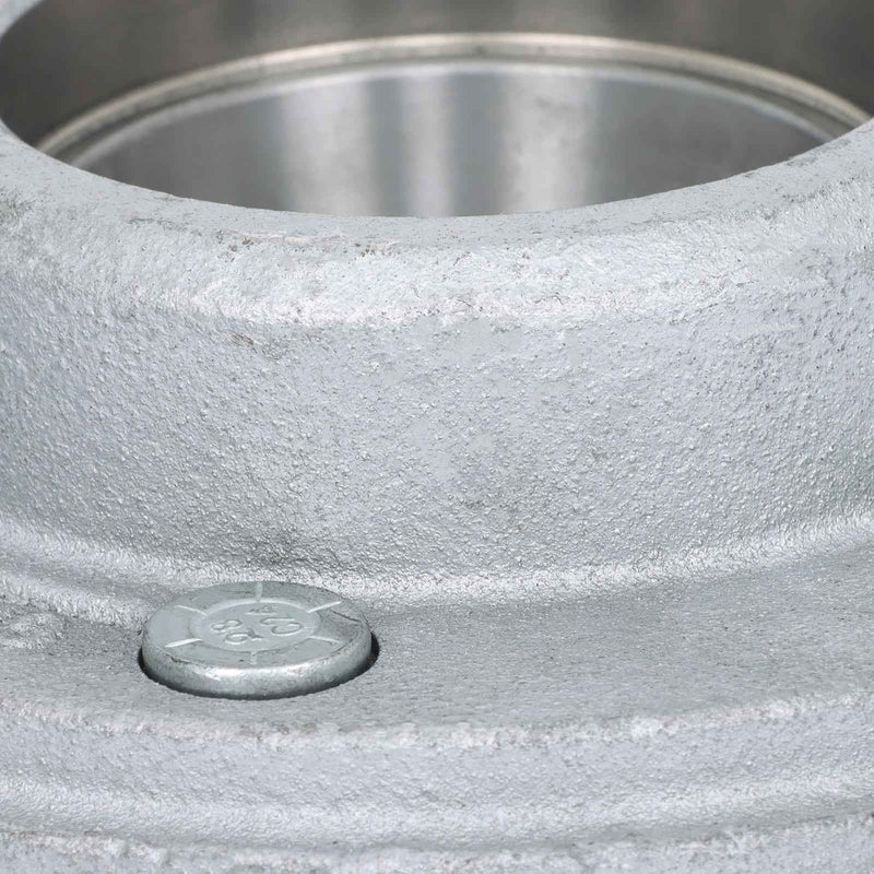 DURAFORCE 2PK Boat Trailer Galvanized Hubs 6 Lug 6 on 5.5" 15123×25580 Bearings For 6000Lb