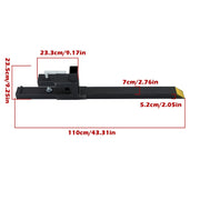 DURAFORCE Clamp on Pallet Forks 2000lbs Tractor Forks 43" Heavy Duty Bucket Forks