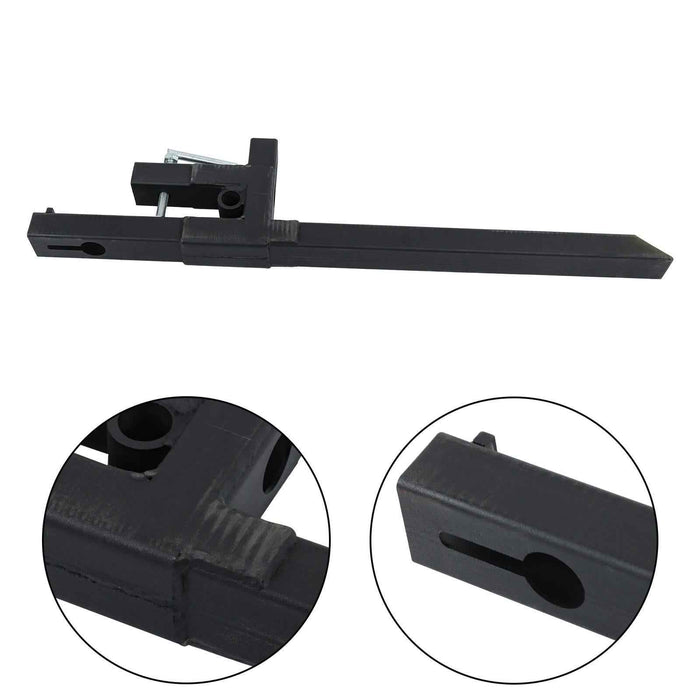 DURAFORCE Clamp on Pallet Forks 2000lbs Tractor Forks 43" Heavy Duty Bucket Forks