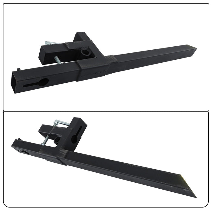 DURAFORCE Clamp on Pallet Forks 2000lbs Tractor Forks 43" Heavy Duty Bucket Forks