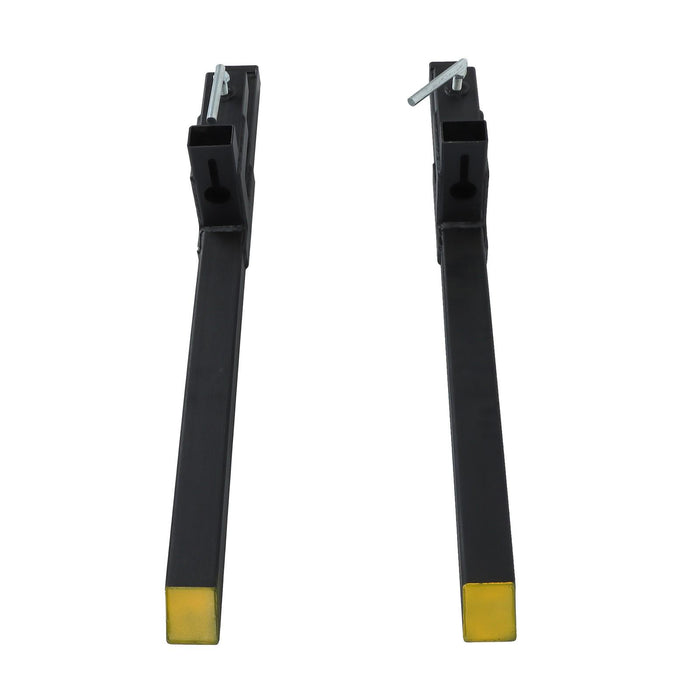 DURAFORCE Clamp on Pallet Forks 2000lbs Tractor Forks 43" Heavy Duty Bucket Forks