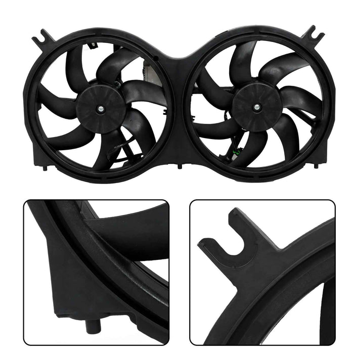 DURAFORCE 621-586 For 13-18 Infiniti QX60 Radiator Cooling Fan Assembly w/ Control Module