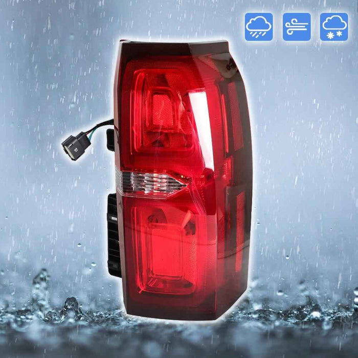 DURAFORCE Pair Red Tail Lights Lamps For 2015-2020 Chevrolet Tahoe Suburban Rear Halogen