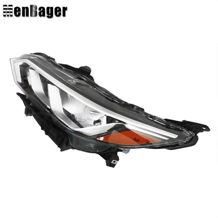 DURAFORCE Halogen Headlight For 2020 2021 2022 Nissan Sentra S/SV Left Side Black Housing