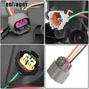 DURAFORCE Halogen Headlight For 2020 2021 2022 Nissan Sentra S/SV Left Side Black Housing