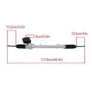 DURAFORCE Fit For 2017-2019 Nissan Sentra 1.6L L4 Power Steering Rack & Pinion Assembly