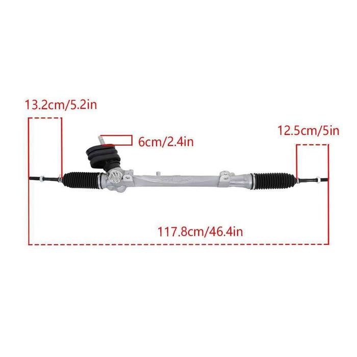 DURAFORCE Fit For 2017-2019 Nissan Sentra 1.6L L4 Power Steering Rack & Pinion Assembly