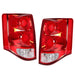 DURAFORCE For 11 2012 2013-2020 Dodge Grand Caravan Pair Tail Lights Brake Parking Lamp